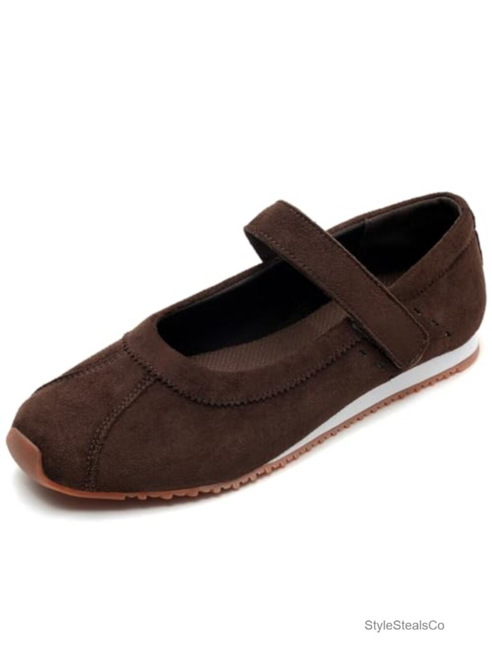 Womens Mary Jane Sneakers Ballet Flats Comfort Slip On Walking Shoes